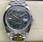 Clean Factory 904L Rolex 126334 Wimbledon Datejust 41 Jubilee Watch